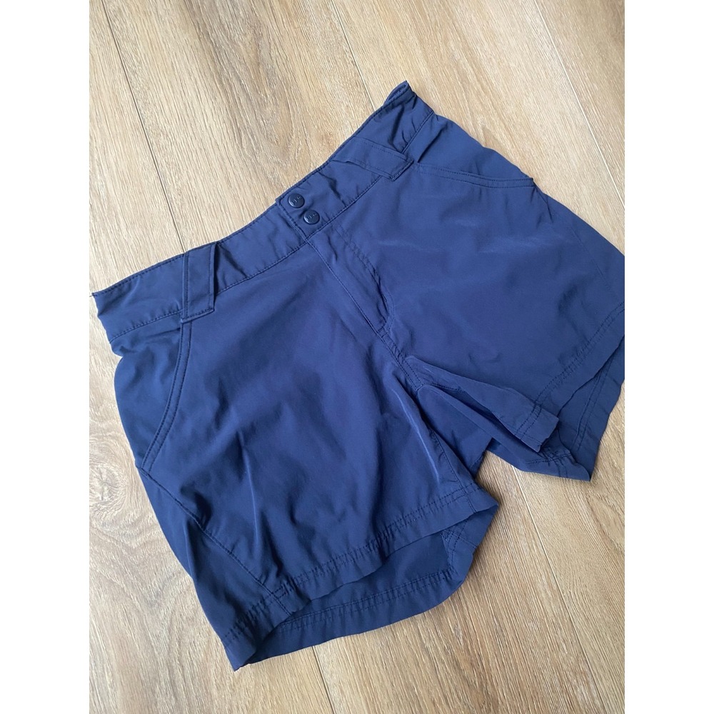 Columbia PFG Shorts Womens 6 Navy Performance Fishing Hiking Outdoor Stretch - Picture 2 of 11